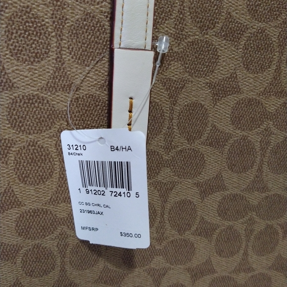 Sold**Charlie Carry All Signature "C" Tote Bag - Picture 12 of 16